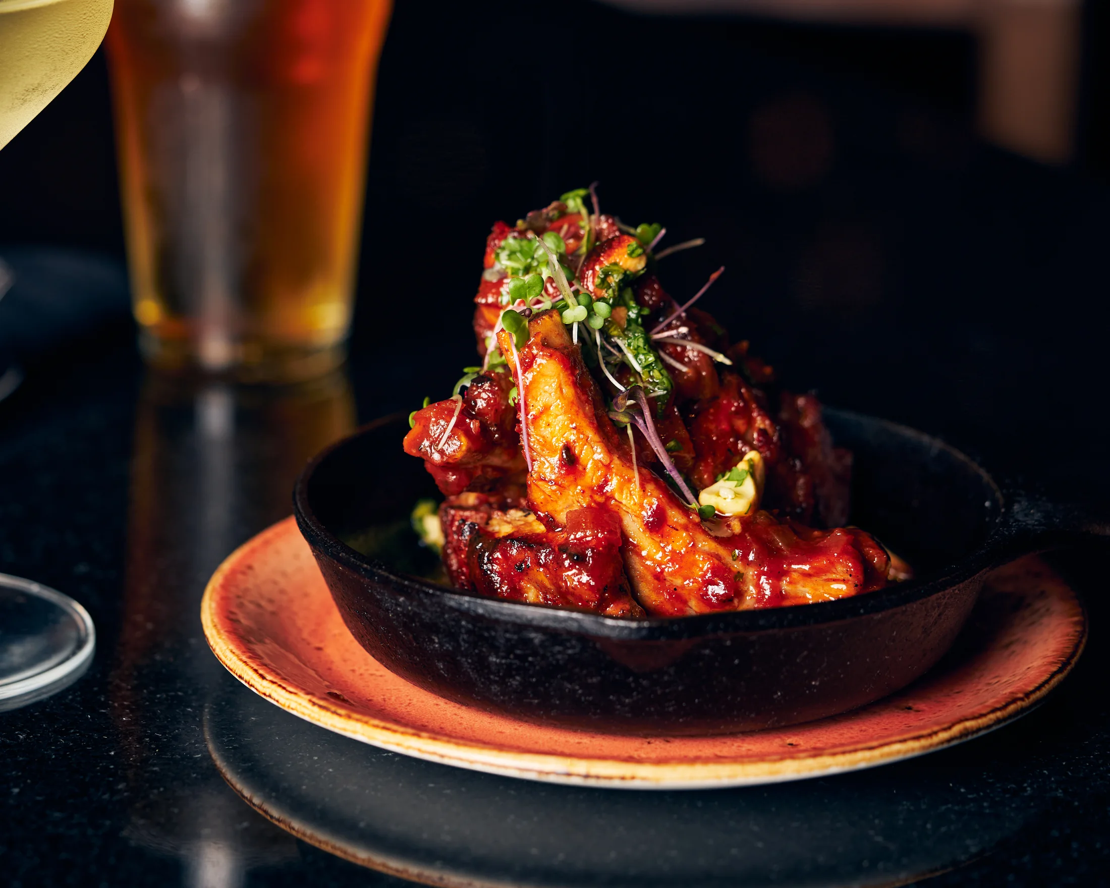BBQ ribs served at Casa del Toro